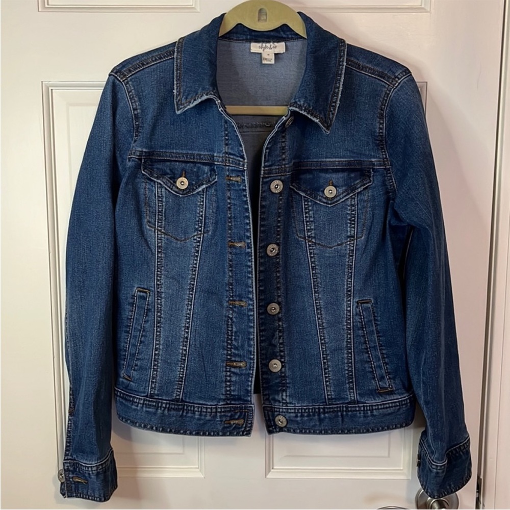 Style & Co. Denim Jacket - Picture 4 of 5